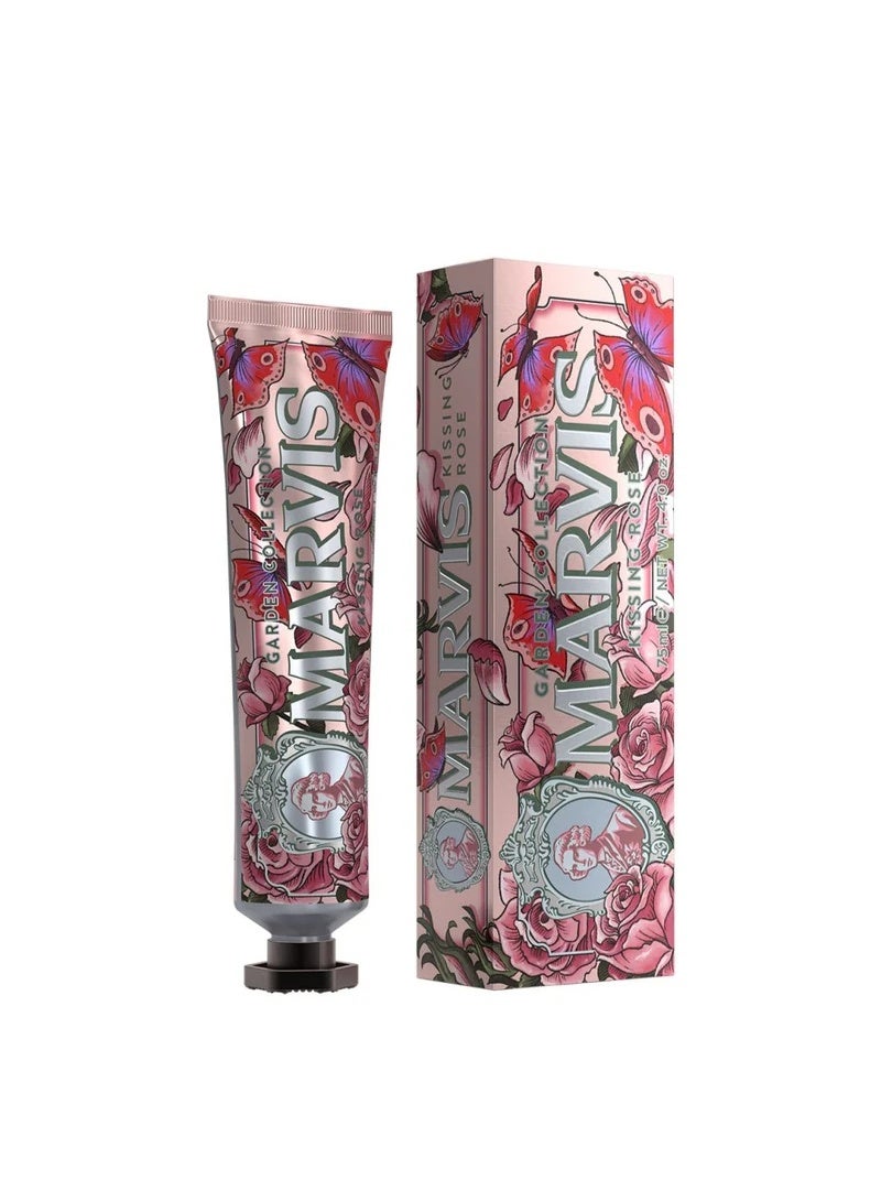 Marvis Kissing Rose Toothpaste 75ml, an exciting flavor for long-lasting freshness - Image 2